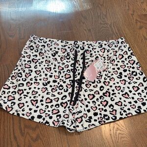 Leopard Print Women's Sleep Shorts